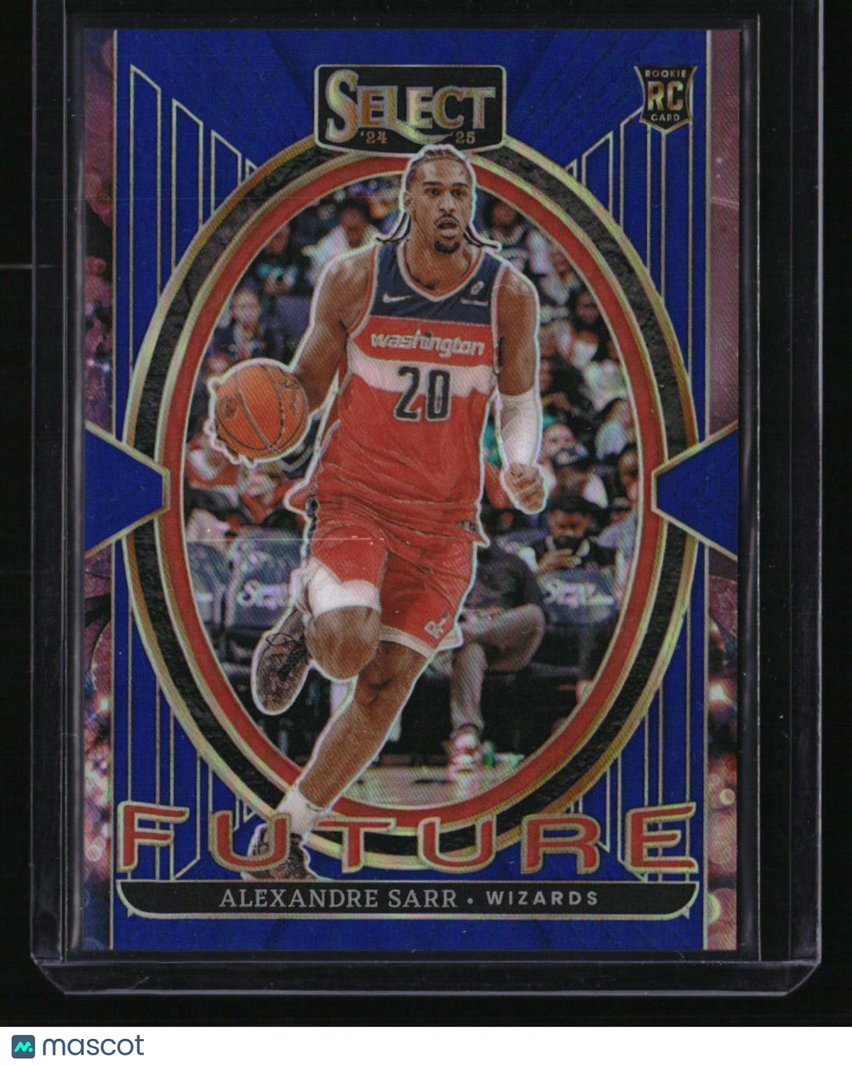 2024-25 Panini Select Alexandre Sarr Select Future Blue Prizms #/75