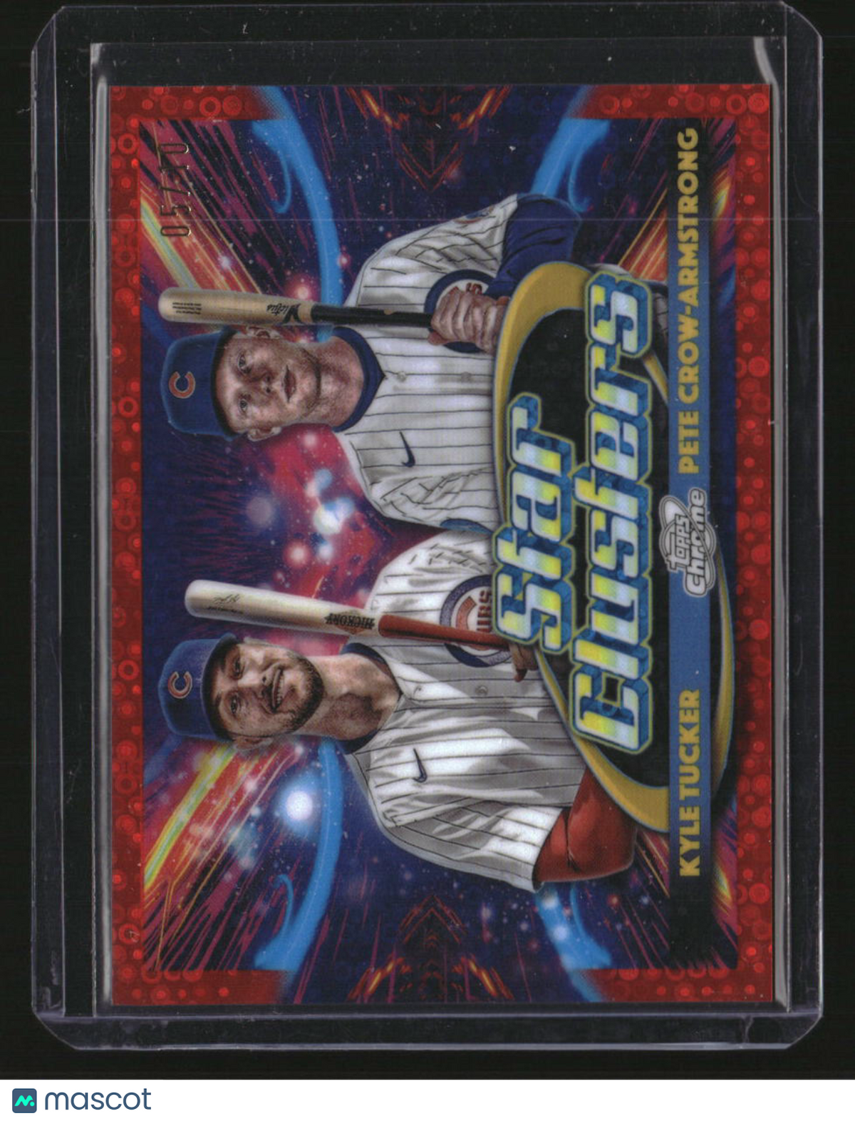 2025 Topps Chrome Cosmic Crow-Armstrong / Tucker Clusters Lunar Eclipse #/10