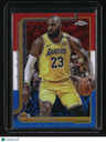2025-26 Topps Chrome LeBron James Red White and Blue Refractor