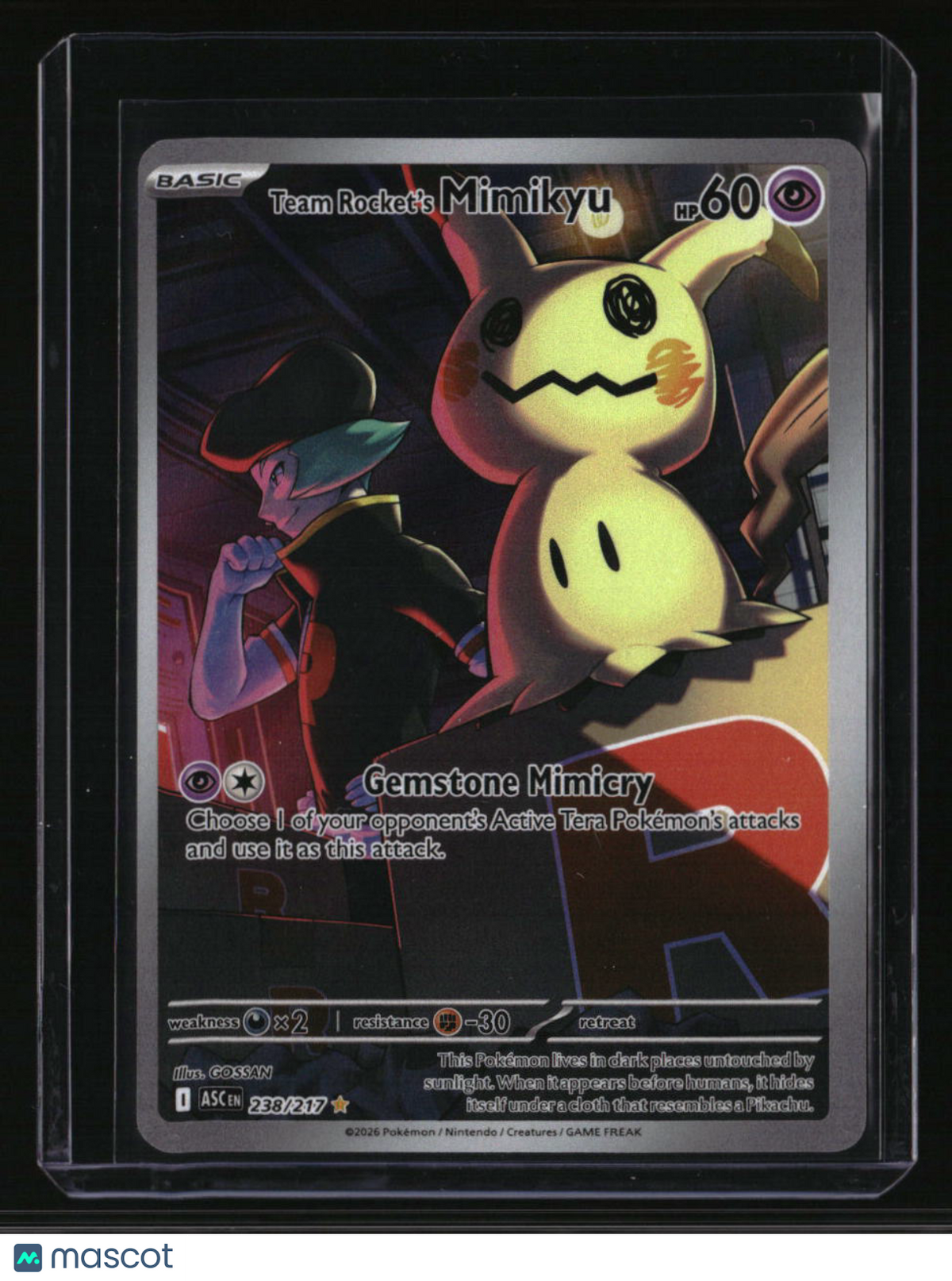 ME: Ascended Heroes Team Rocket's Mimikyu
