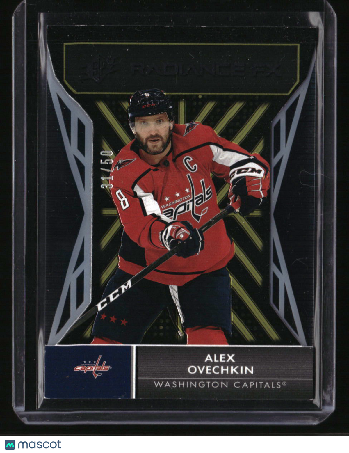 2021-22 SPx Alex Ovechkin Radiance F/X Gold #/50