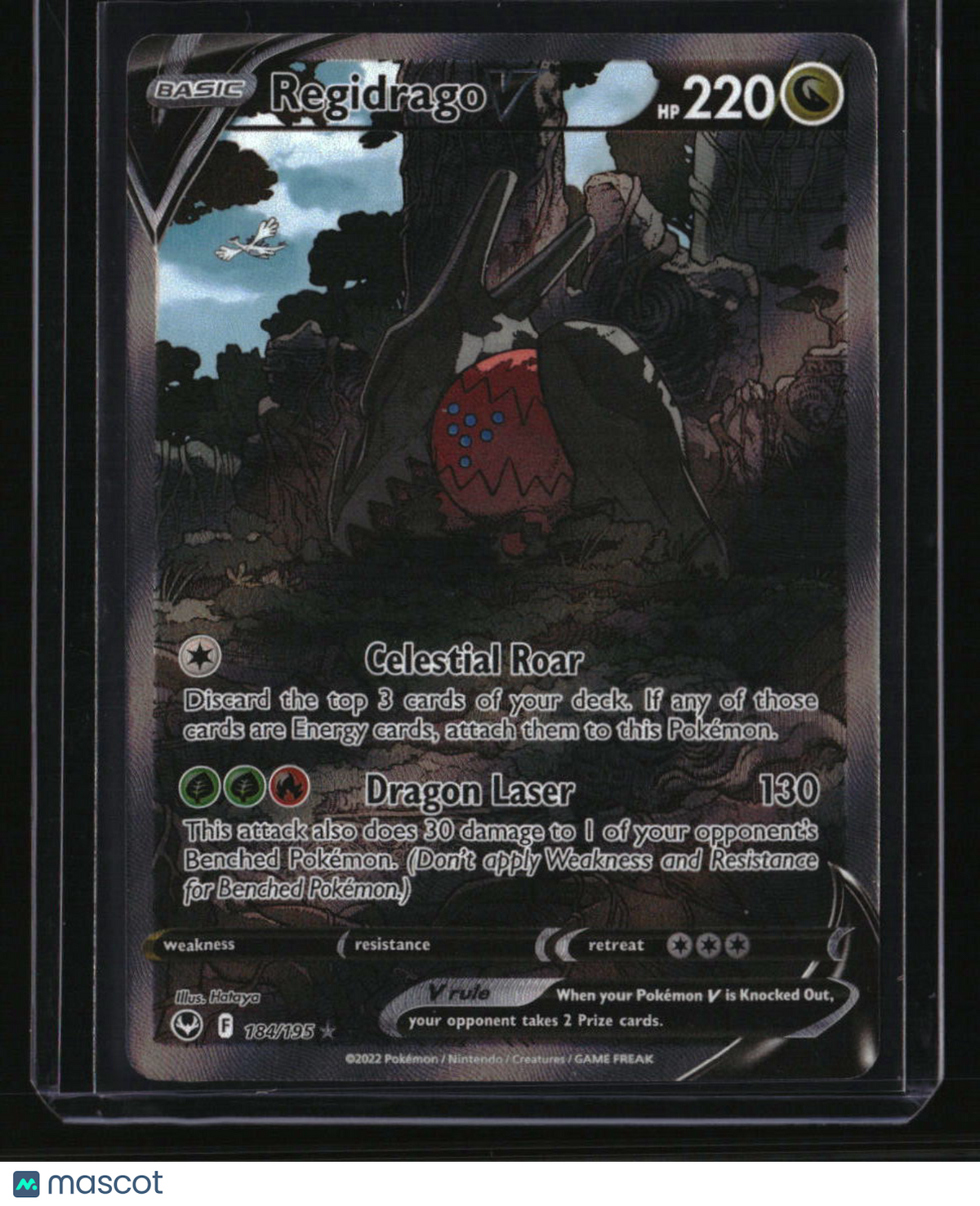 SWSH12: Silver Tempest Regidrago V (Alternate Full Art)