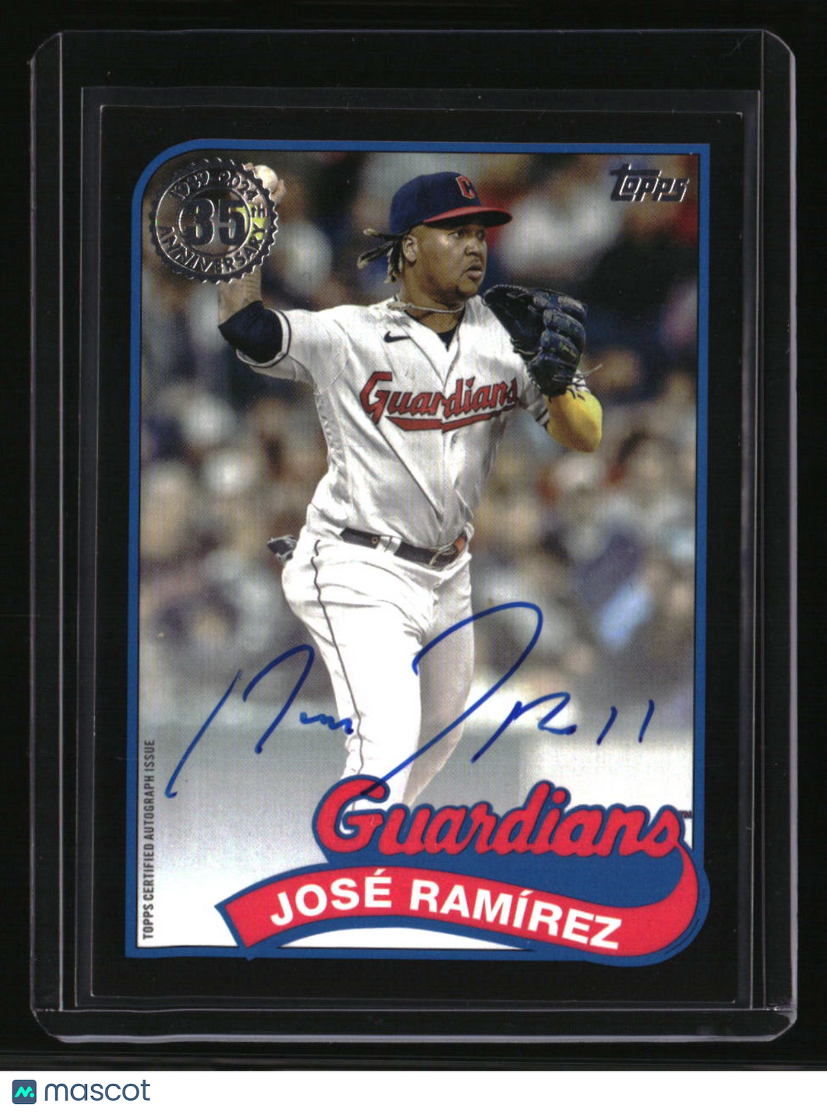 2024 Topps José Ramírez 35th Anniversary Autographs Black (Series One)