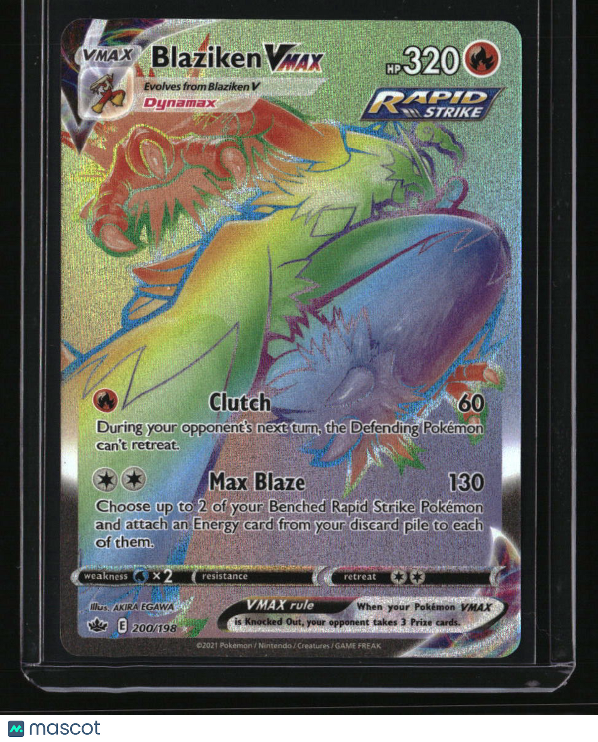 SWSH06: Chilling Reign Blaziken VMAX (Secret)