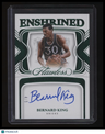 2023-24 Panini Flawless Bernard King Enshrined Signatures Emerald #/5