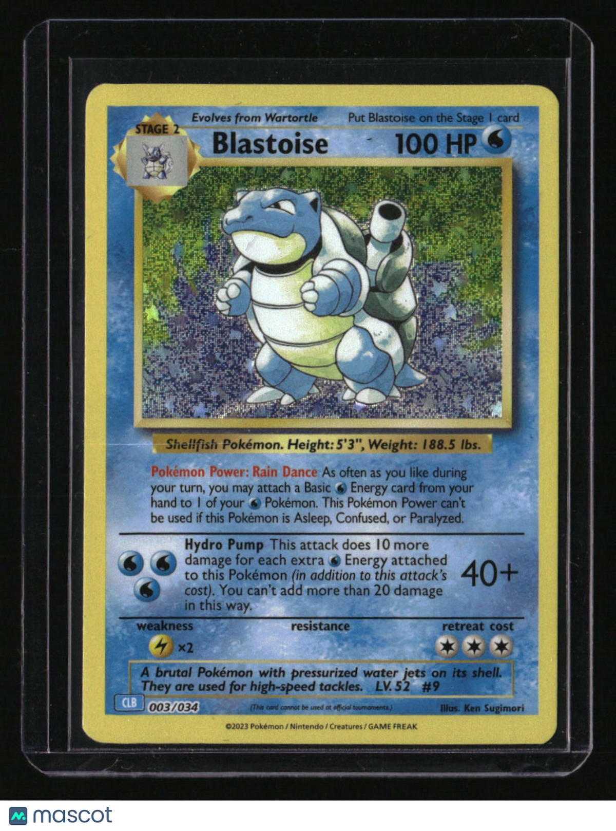 Trading Card Game Classic Blastoise