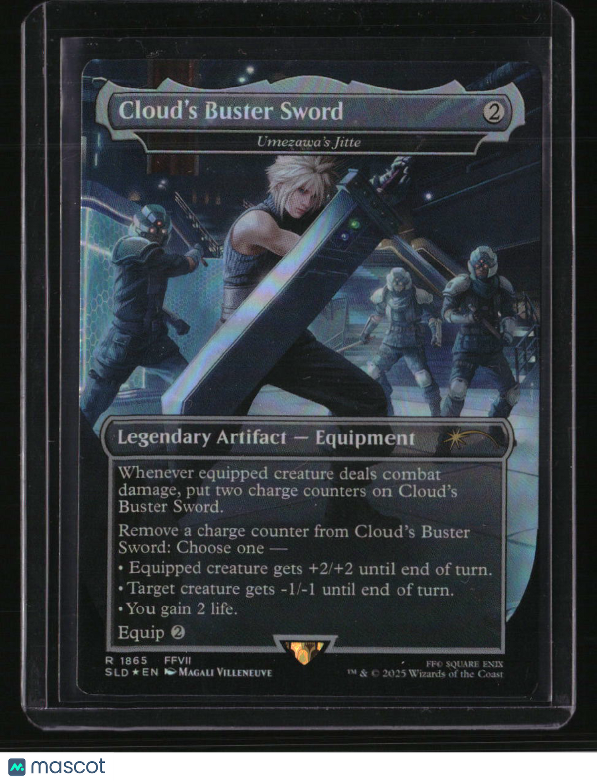 Secret Lair Drop Series Cloud's Buster Sword Rainbow Foil