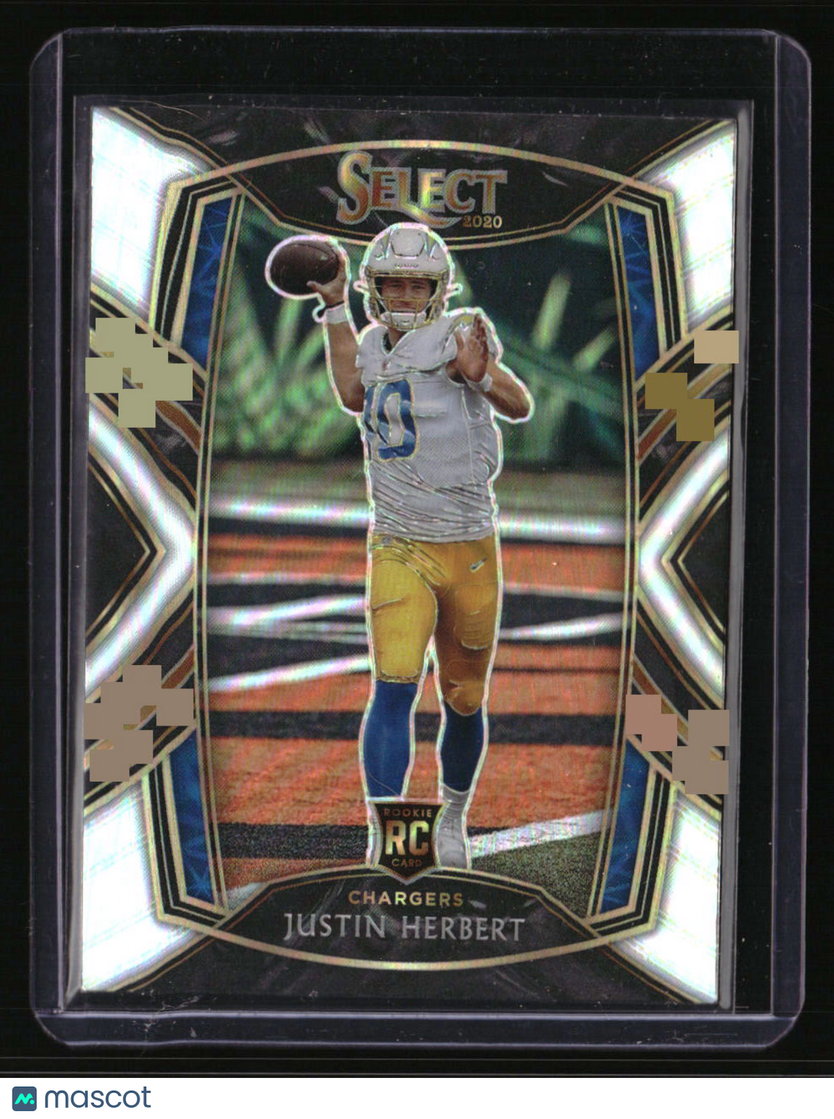 2020 Panini Select Justin Herbert Silver Prizm