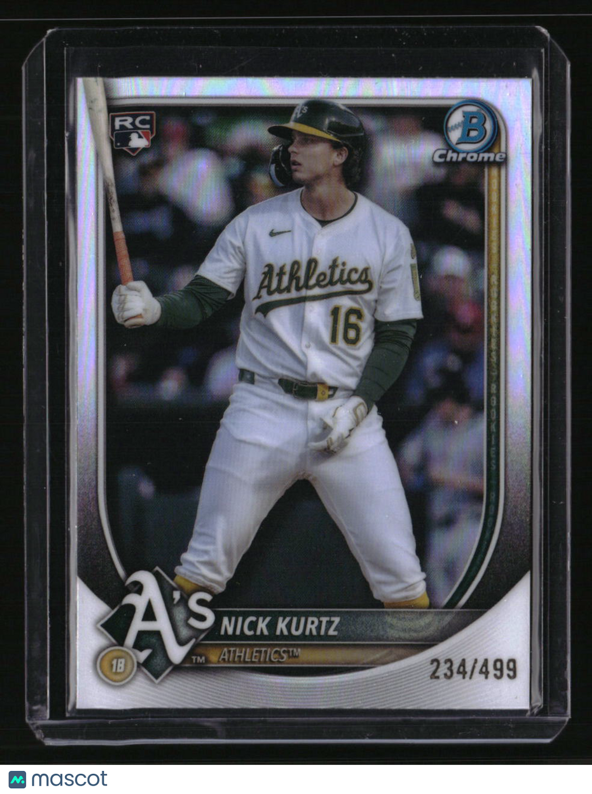 2025 Bowman Chrome Nick Kurtz Refractor #/499