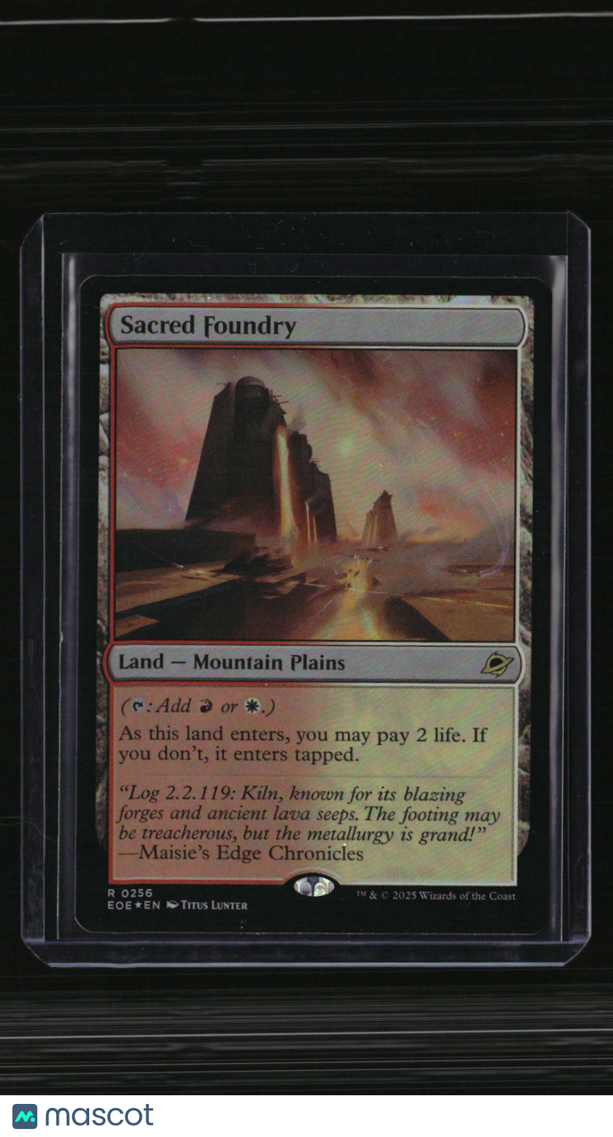 Edge of Eternities Sacred Foundry Foil