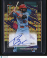 2026 Finest Thomas Saggese Finest Autographs Gold Geometric Refractors #/50