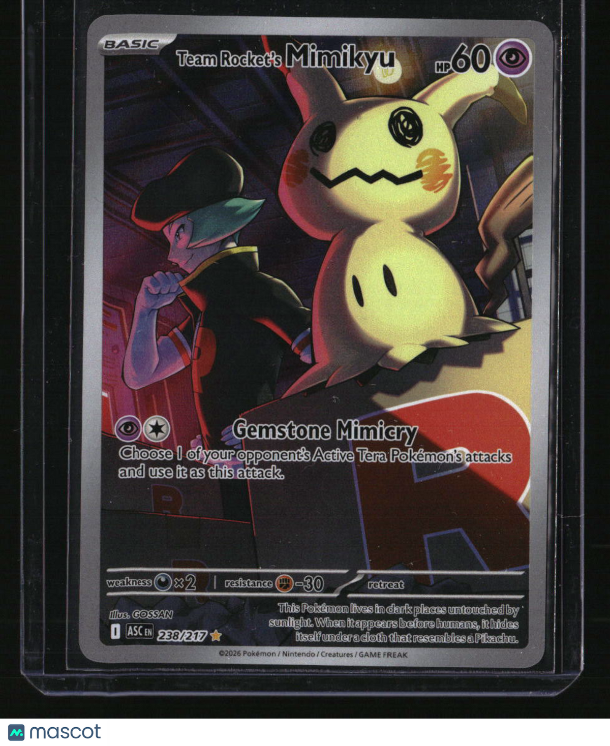ME: Ascended Heroes Team Rocket's Mimikyu