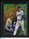 2025 Topps Chrome Update Shohei Ohtani Fortune 15 Green Refractors #/99