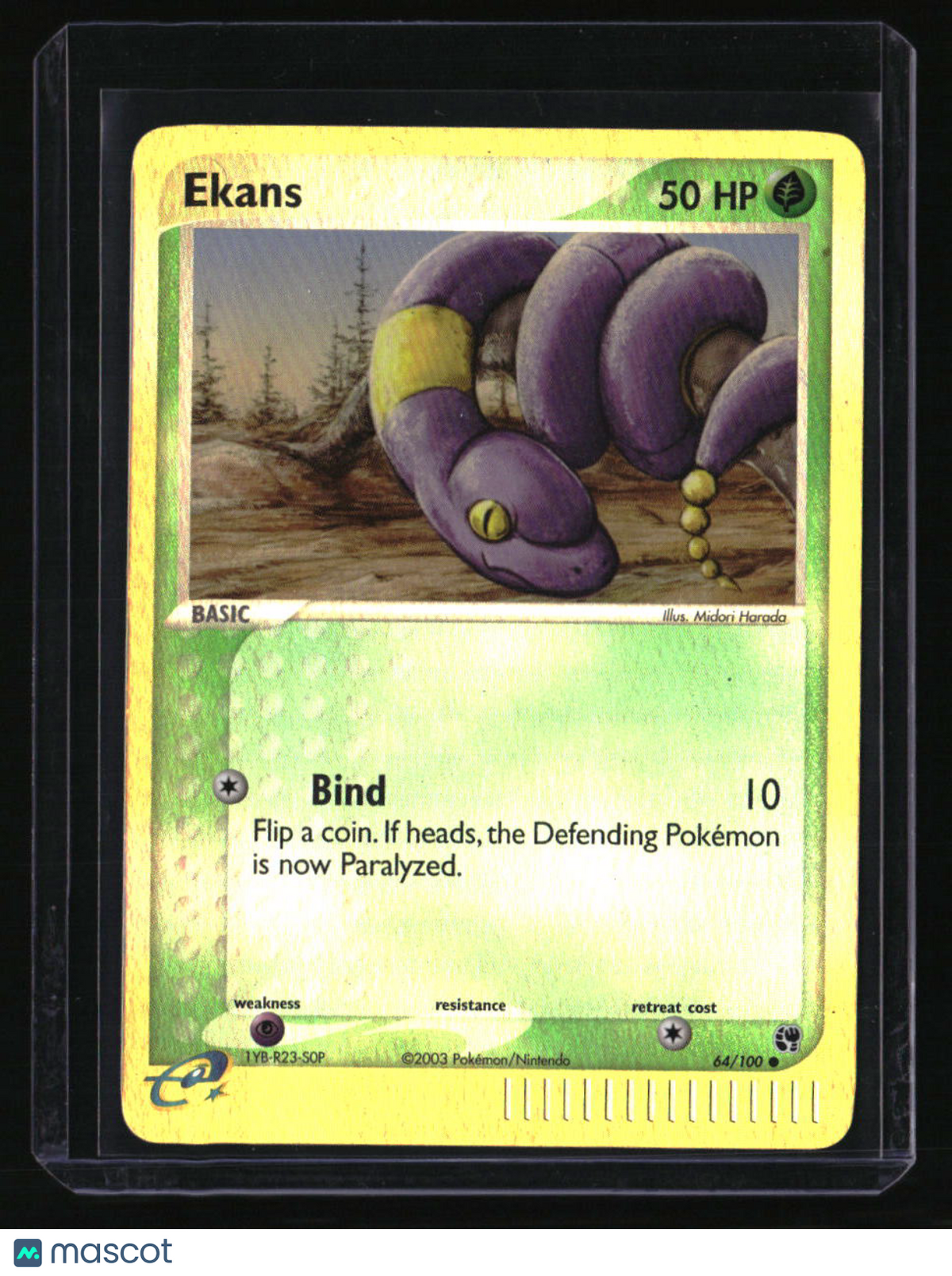 EX Sandstorm Ekans Reverse Holo