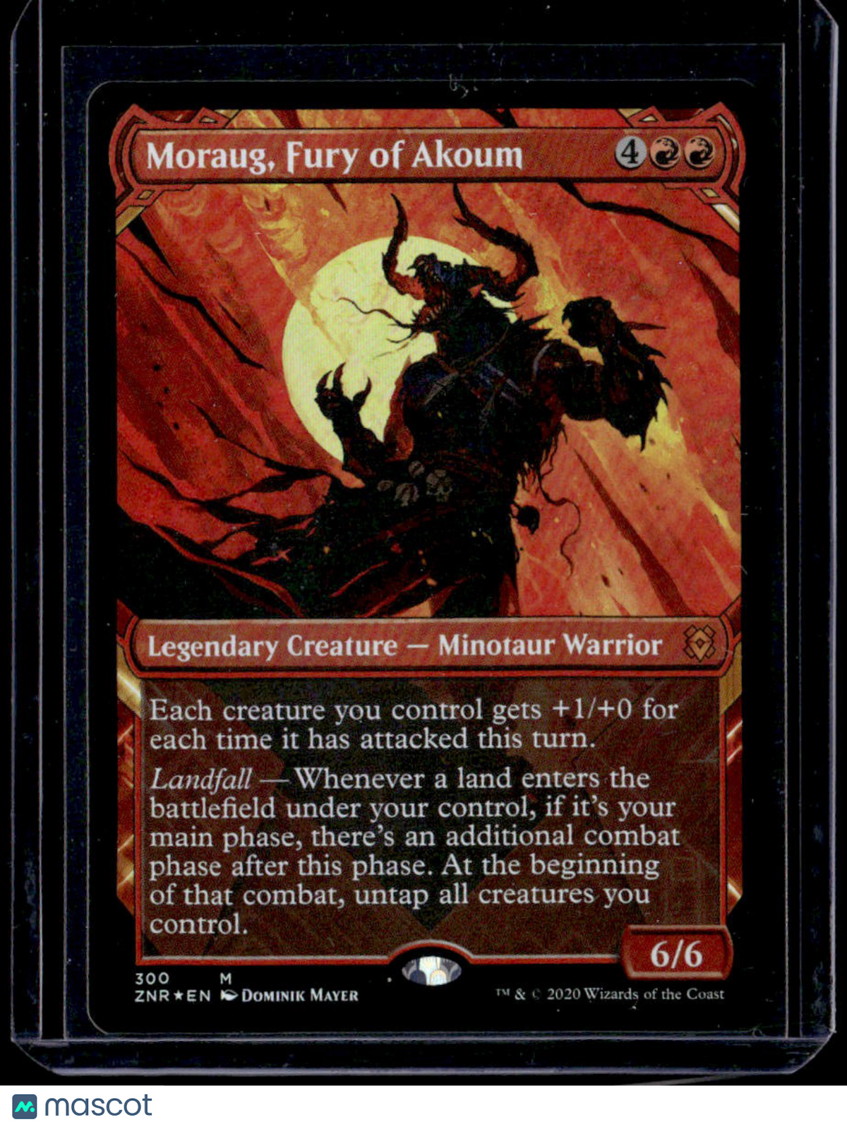Zendikar Rising Moraug, Fury of Akoum (Showcase)