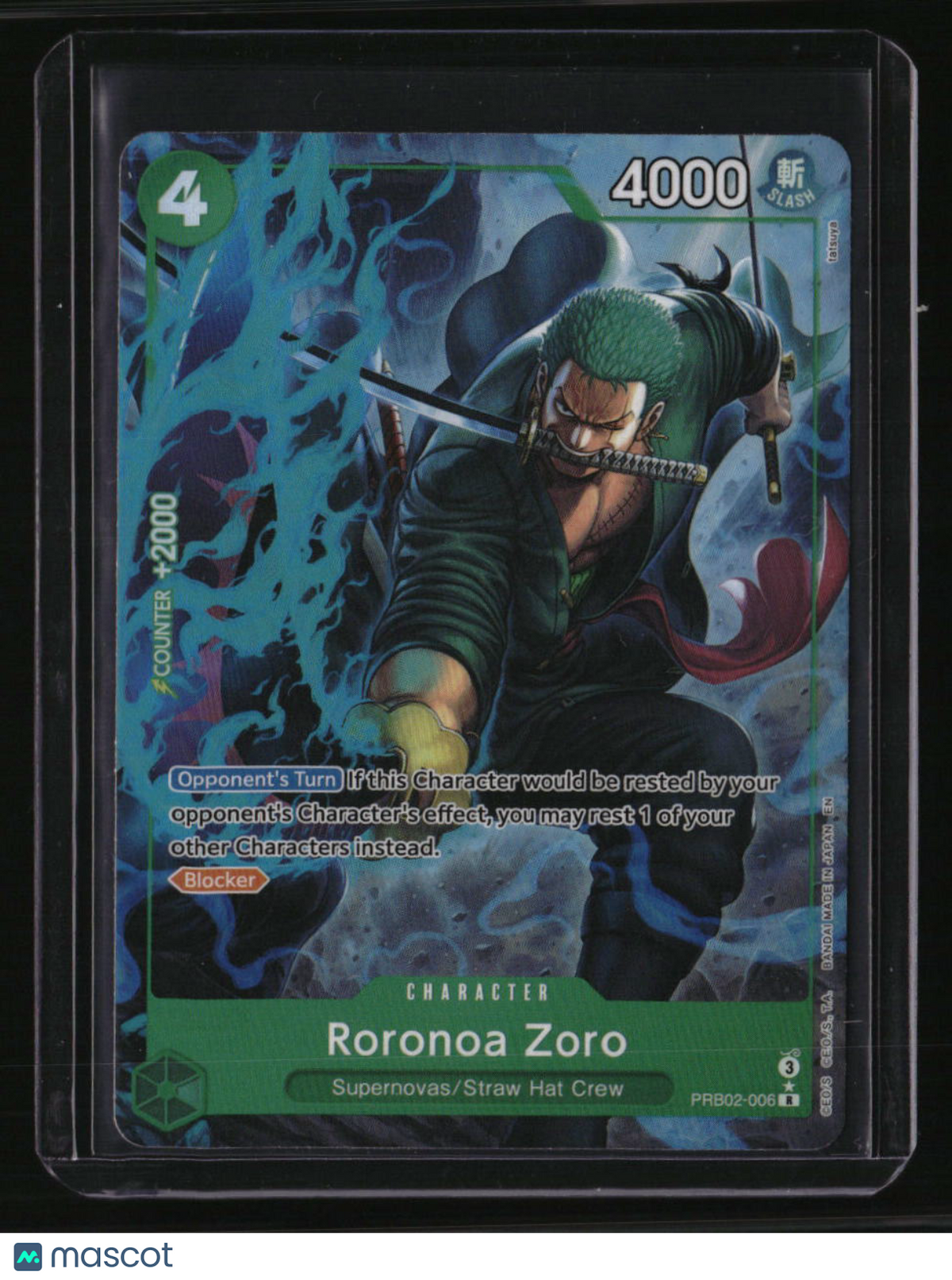 Premium Booster -The Best- Vol. 2 Roronoa Zoro Alternate Art