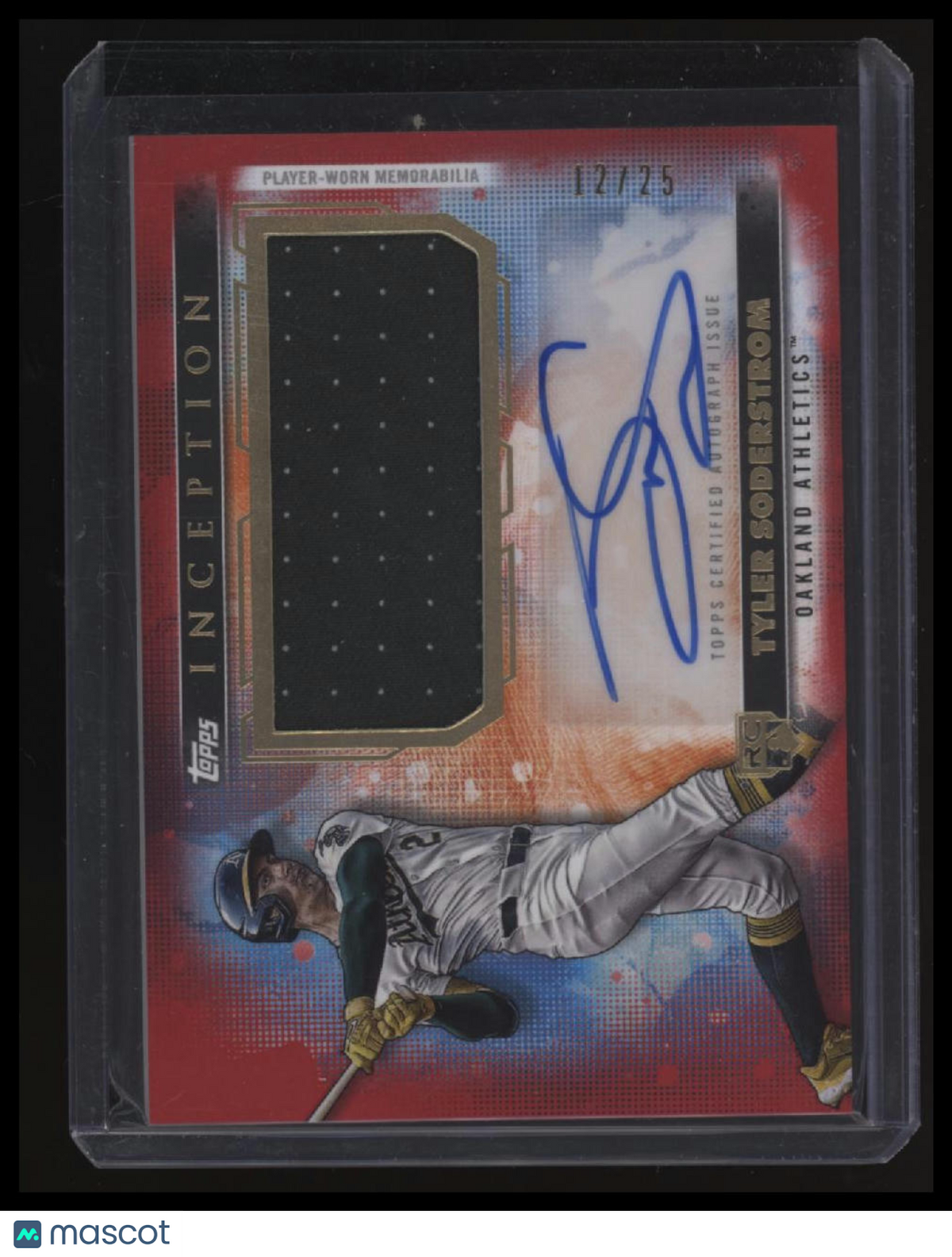 2024 Topps Inception Tyler Soderstrom Autographed Patch Red #/25