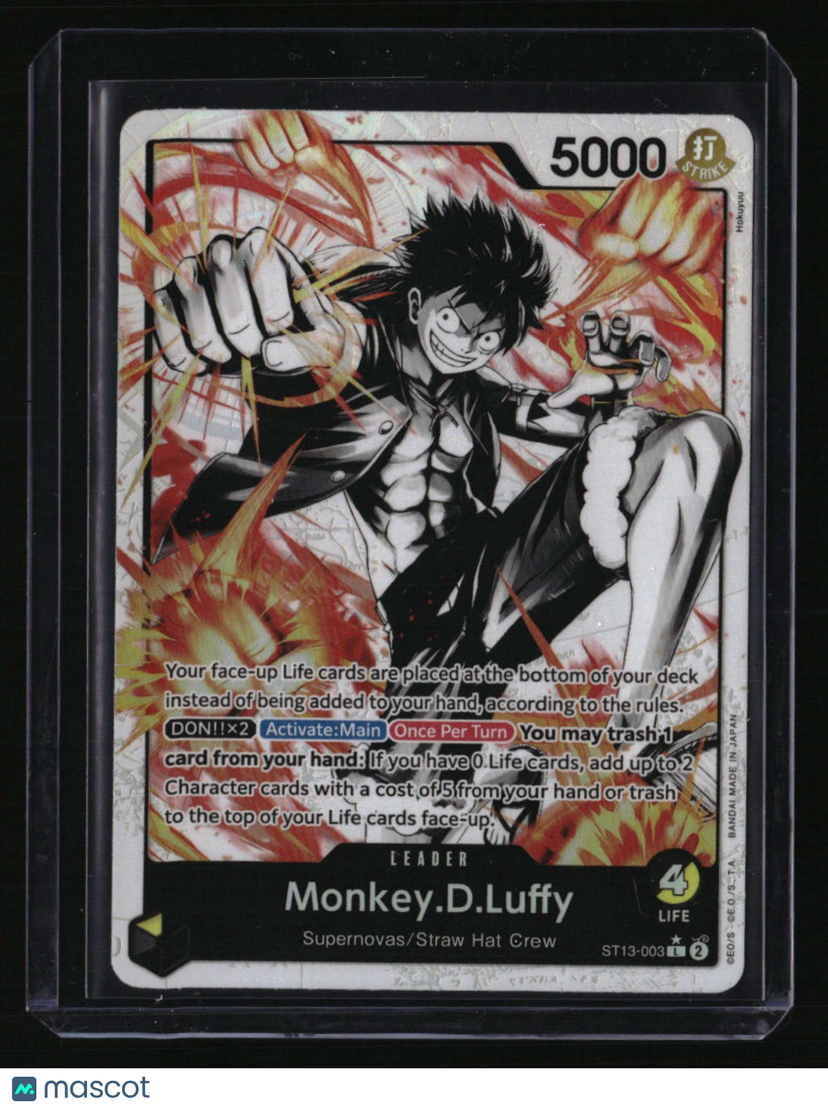 ST-13: Ultra Deck The Three Brothers Monkey.D.Luffy (003) (Parallel)