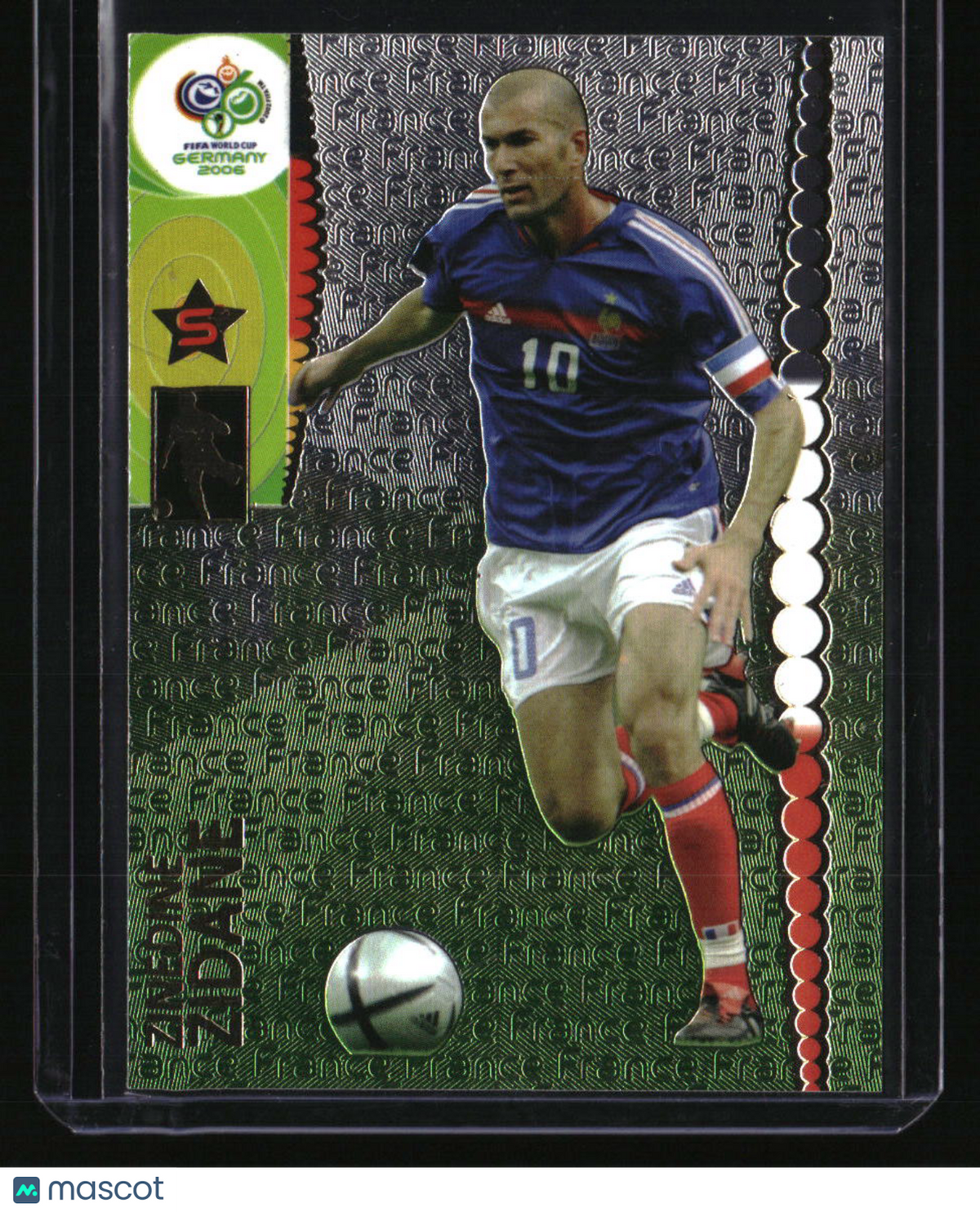 2006 Panini World Cup Zinedine Zidane