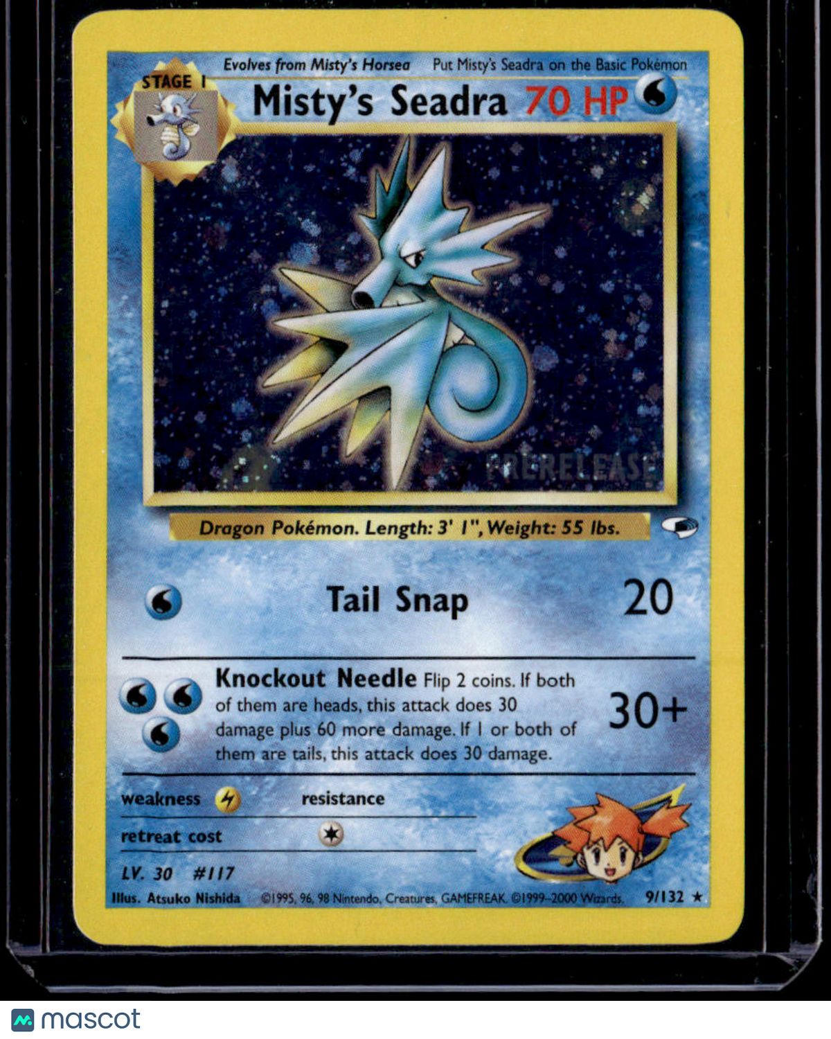 WoTC Promo Misty's Seadra (Prerelease)