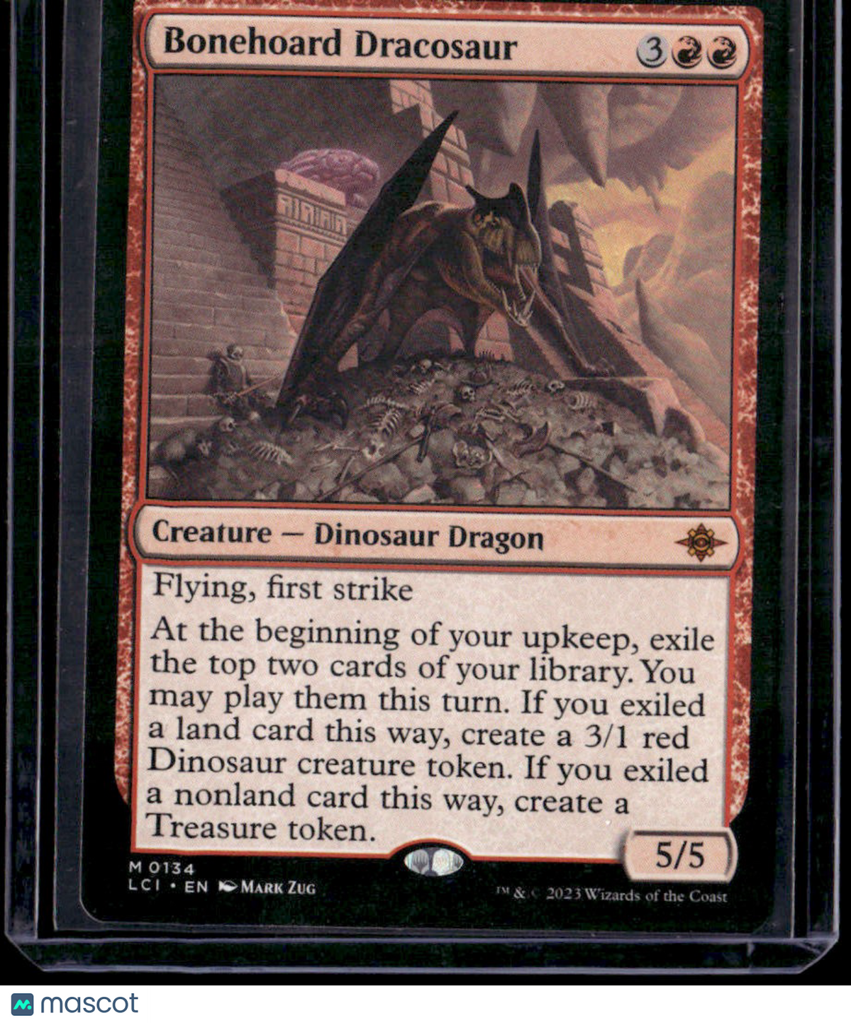 The Lost Caverns of Ixalan Bonehoard Dracosaur