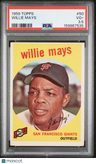1959 Topps Willie Mays PSA 3.5