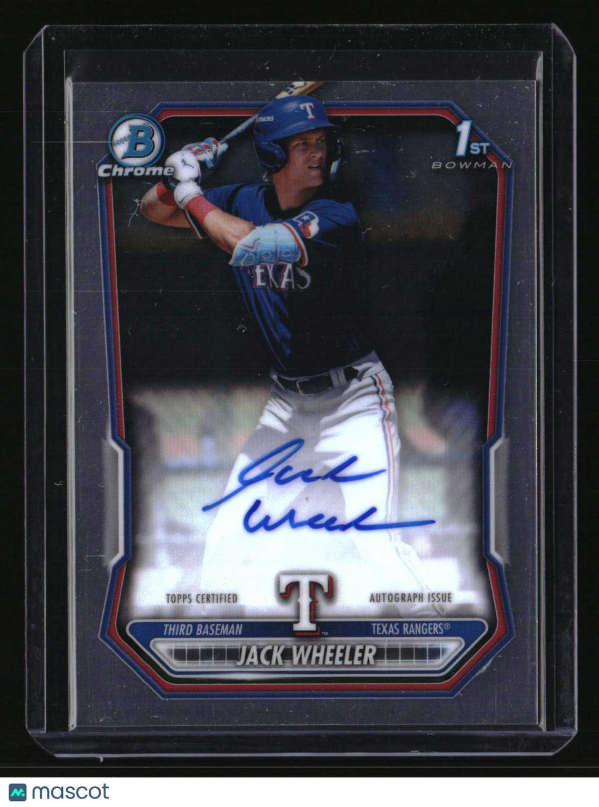 2026 Bowman Jack Wheeler Chrome Prospect Autographs