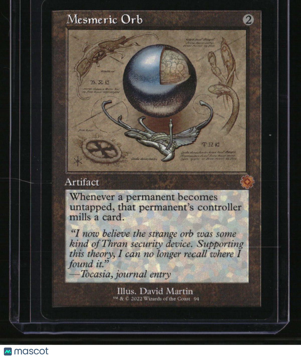 The Brothers' War: Retro Frame Artifacts Mesmeric Orb (Schematic)