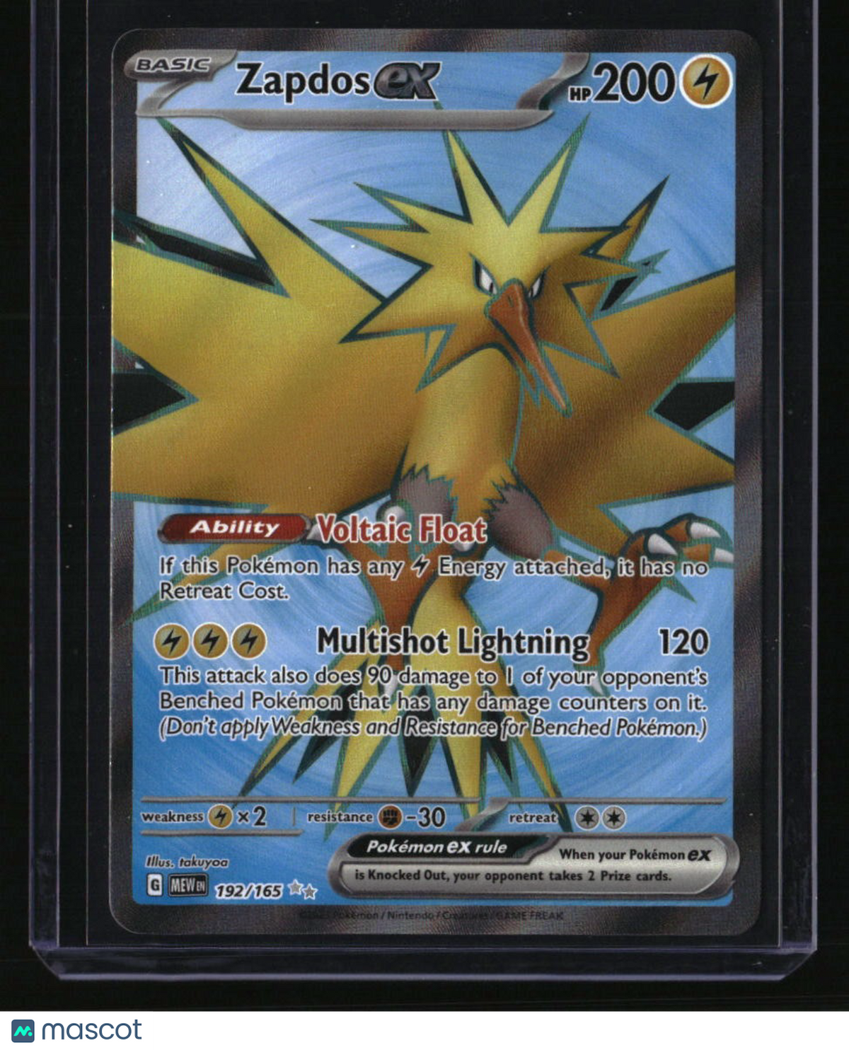 SV: Scarlet & Violet 151 Zapdos ex