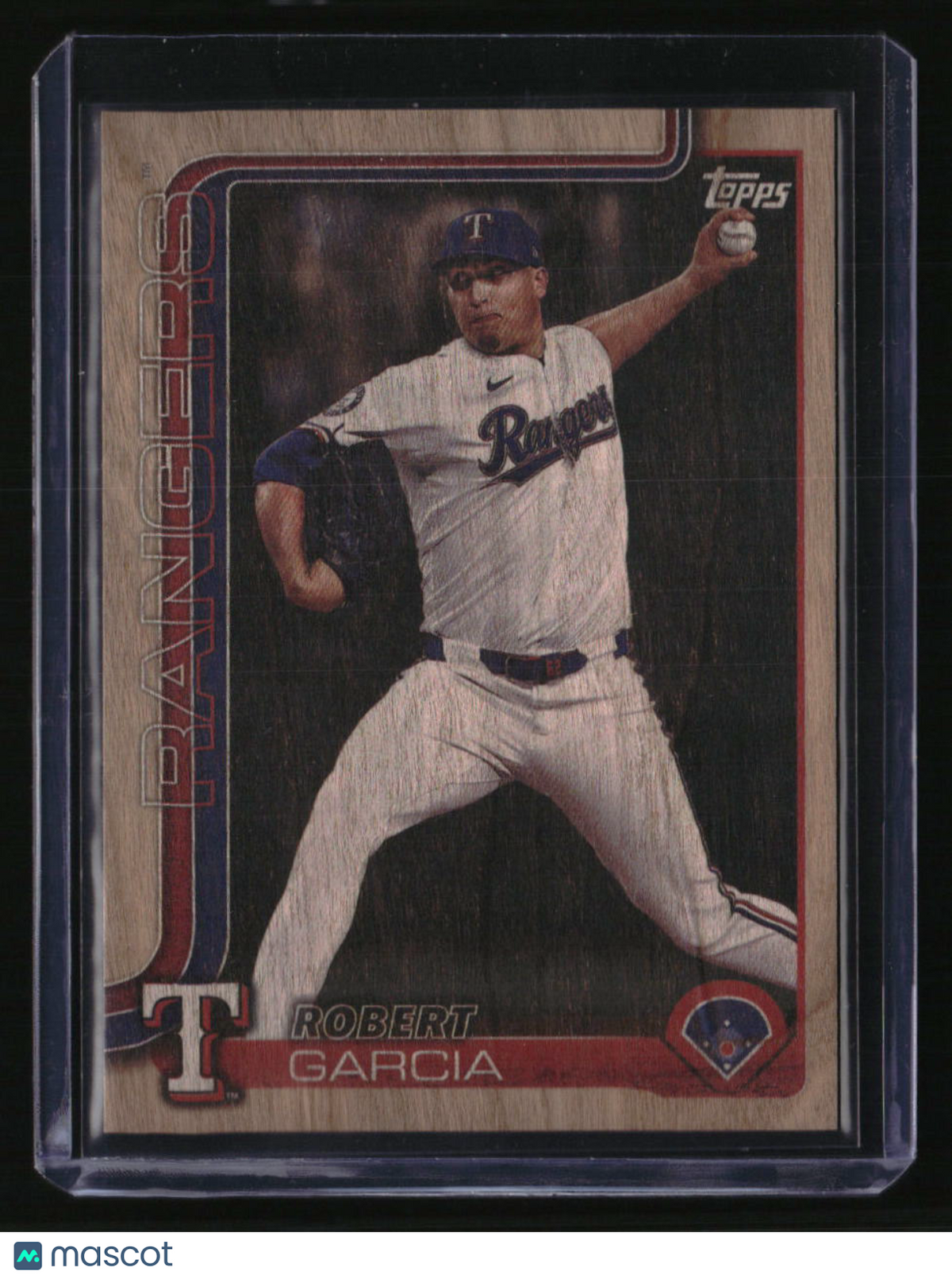 2025 Topps Update Robert Garcia Wood #/25