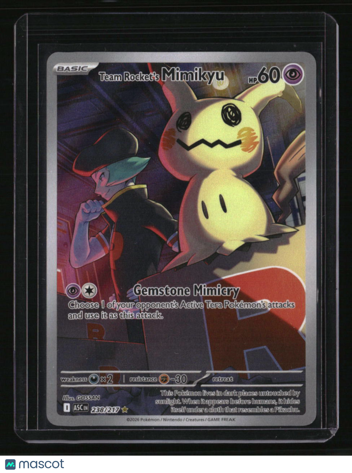ME: Ascended Heroes Team Rocket's Mimikyu