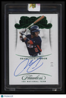 2018 Panini Flawless Francisco Lindor USA Signatures Emerald #/3
