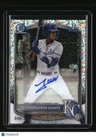 2025 Bowman Jhonayker Ugarte Chrome Prospects Autographs Mini Diamond #/100
