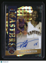 2025-26 Finest Vince Carter Masters Autographs Black Geometric Refractor #/25