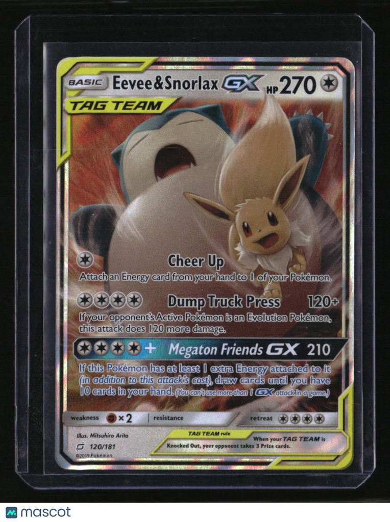 SM - Team Up Eevee & Snorlax GX