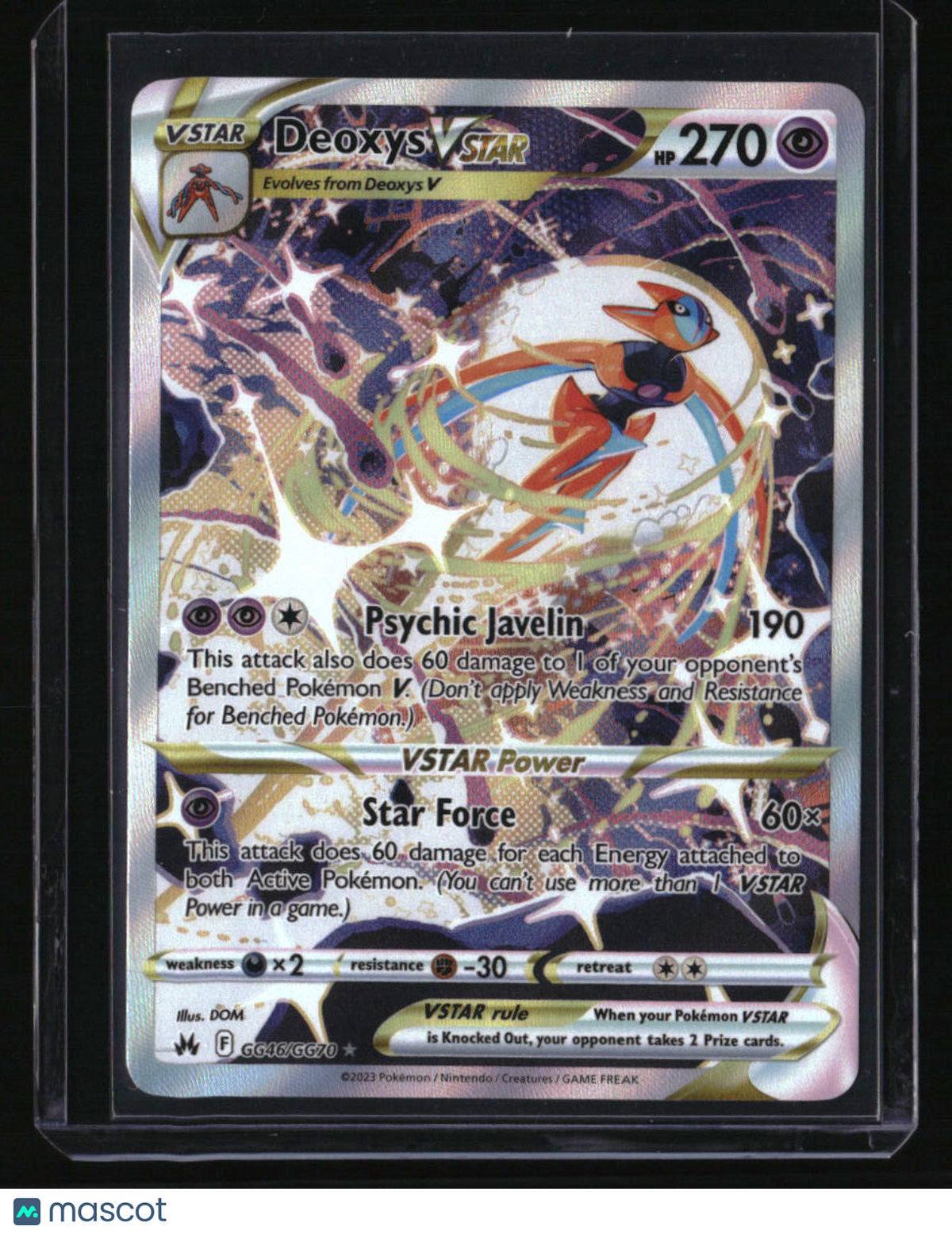 SWSH: Crown Zenith: Galarian Gallery Deoxys VSTAR