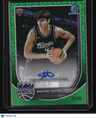 2025-26 Bowman Maxime Raynaud Chrome Autographs Green Mojo #/99
