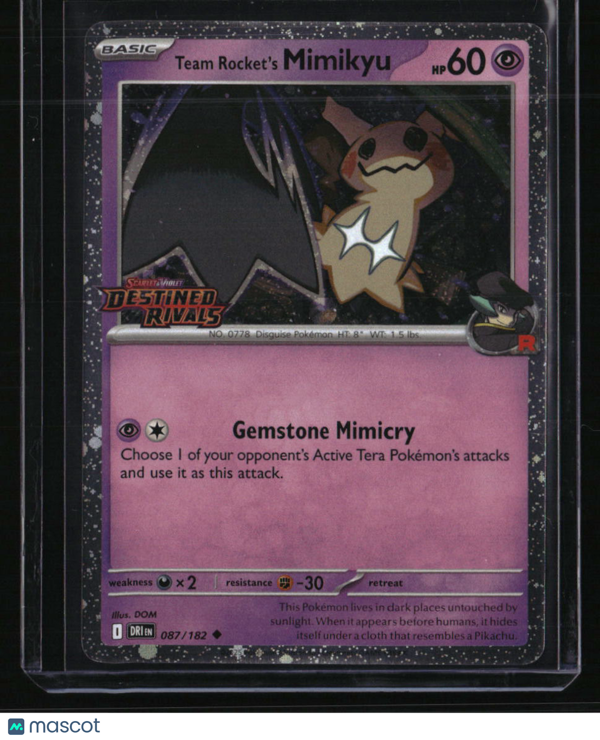 Miscellaneous Cards & Products Team Rocket's Mimikyu (Prerelease)