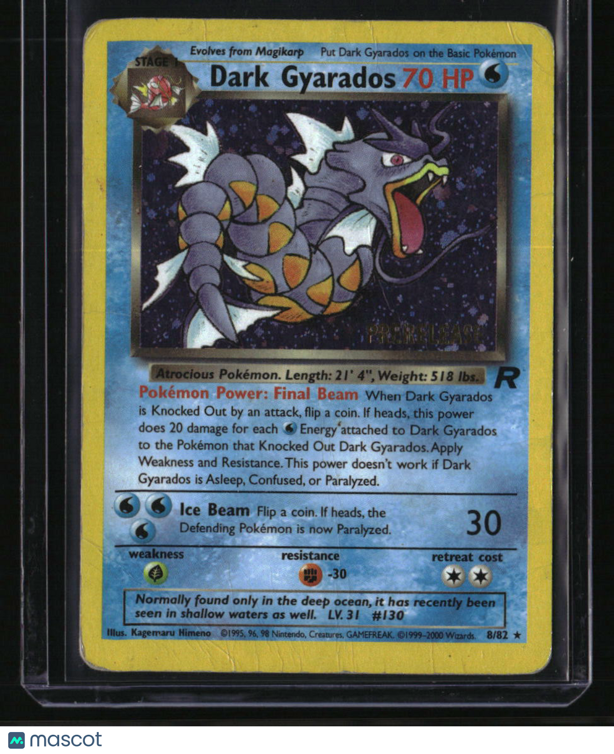 WoTC Promo Dark Gyarados (Prerelease)