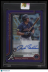 2025 Topps Chrome Drake Baldwin Rookie Autographs Purple #/250