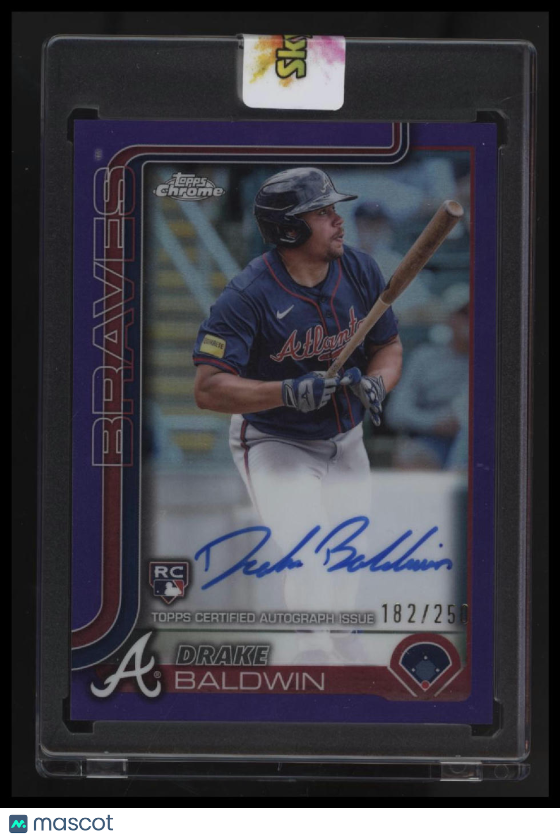 2025 Topps Chrome Drake Baldwin Rookie Autographs Purple #/250