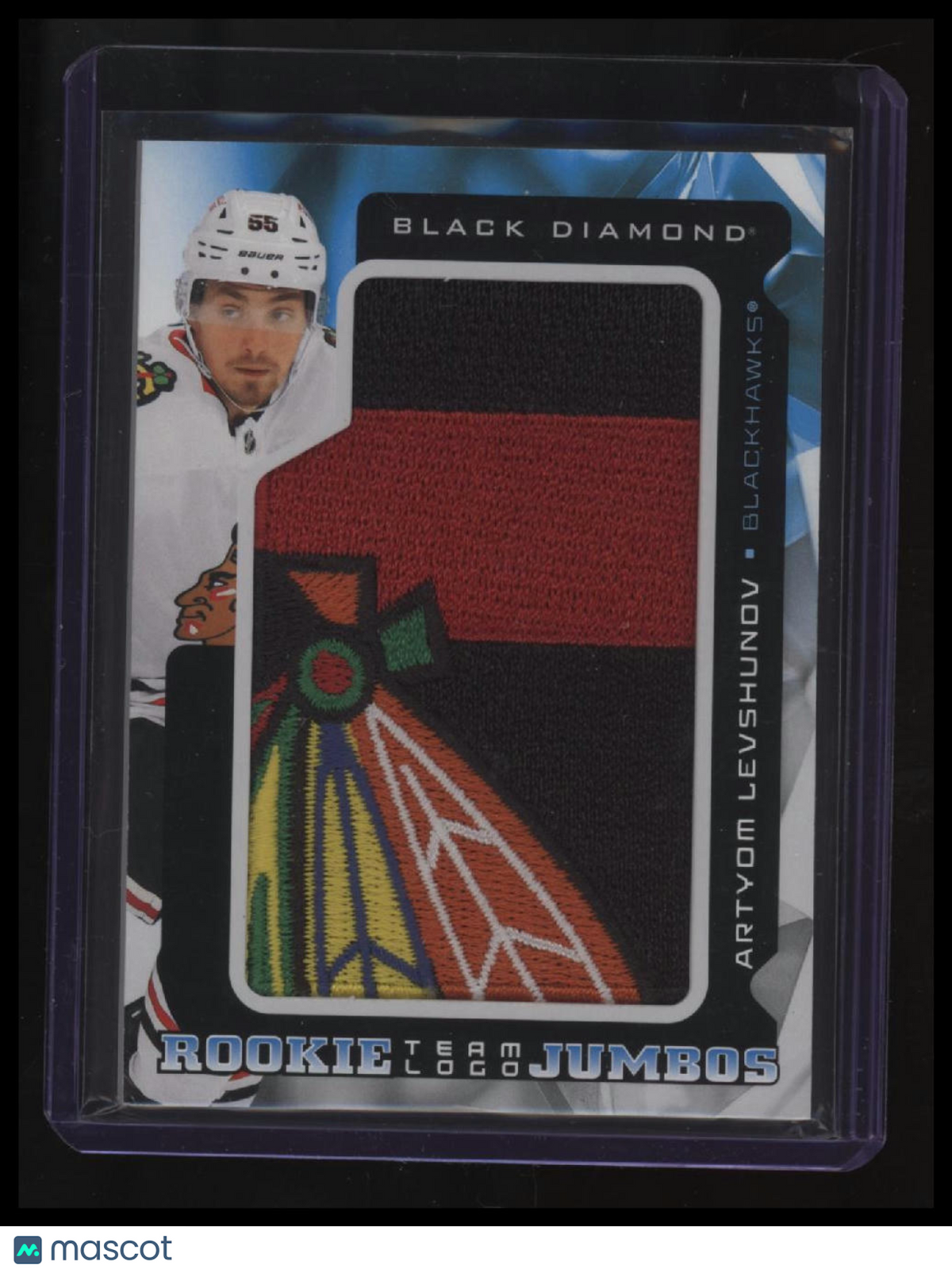 2025-26 Upper Deck Black Diamond Artyom Levshunov Team Logo Jumbo Rookies