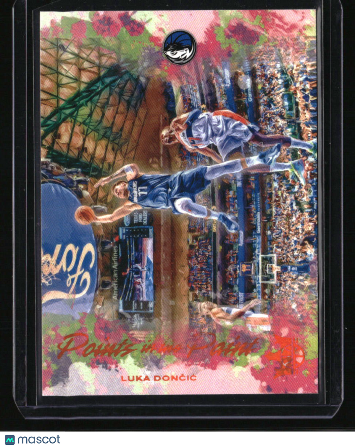 2019-20 Panini Court Kings Luka Doncic Points in the Paint Citrine #/49