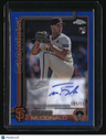2025 Topps Chrome Trevor McDonald Rookie Autographs Blue Refractors #/150