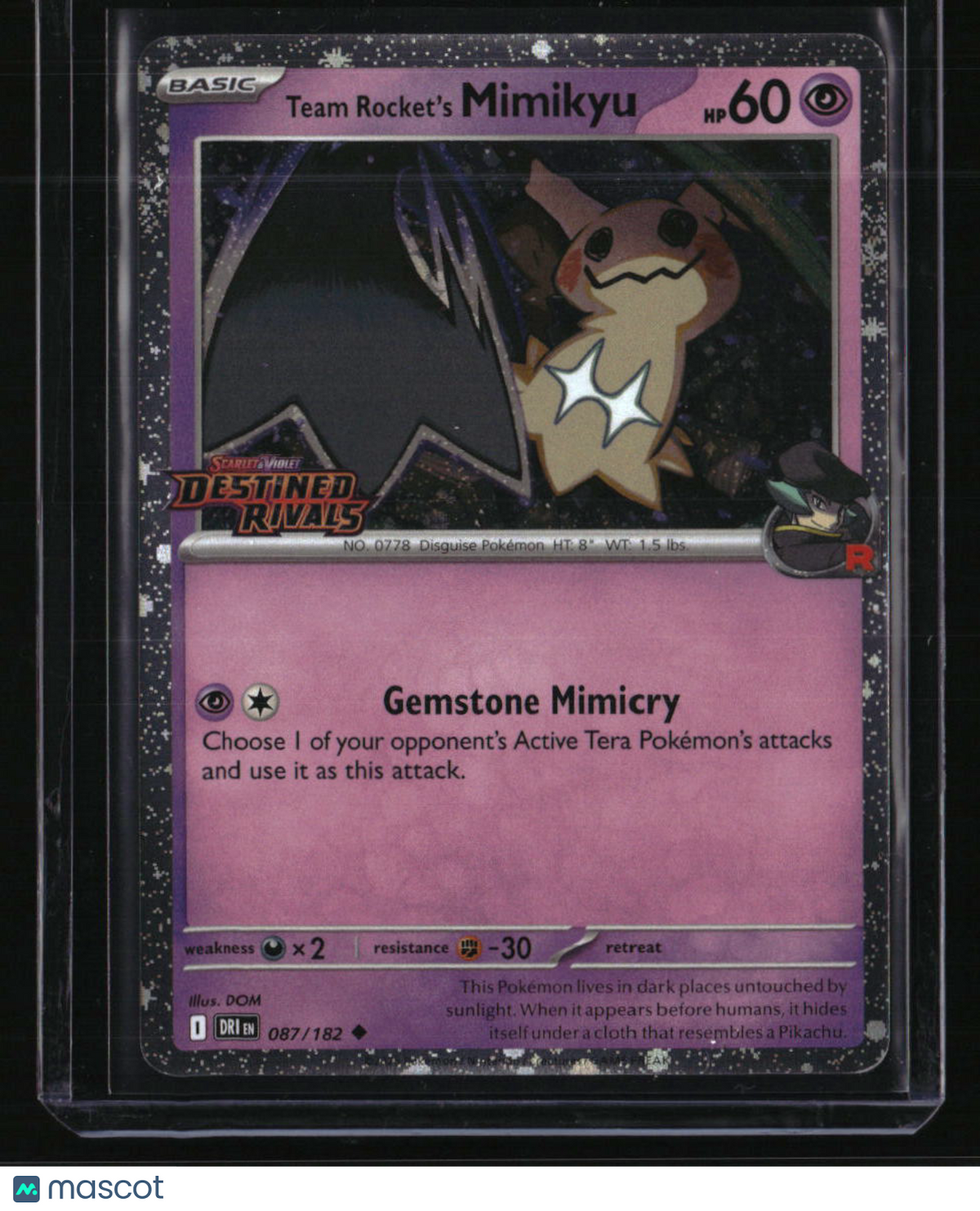 Miscellaneous Cards & Products Team Rocket's Mimikyu (Prerelease)