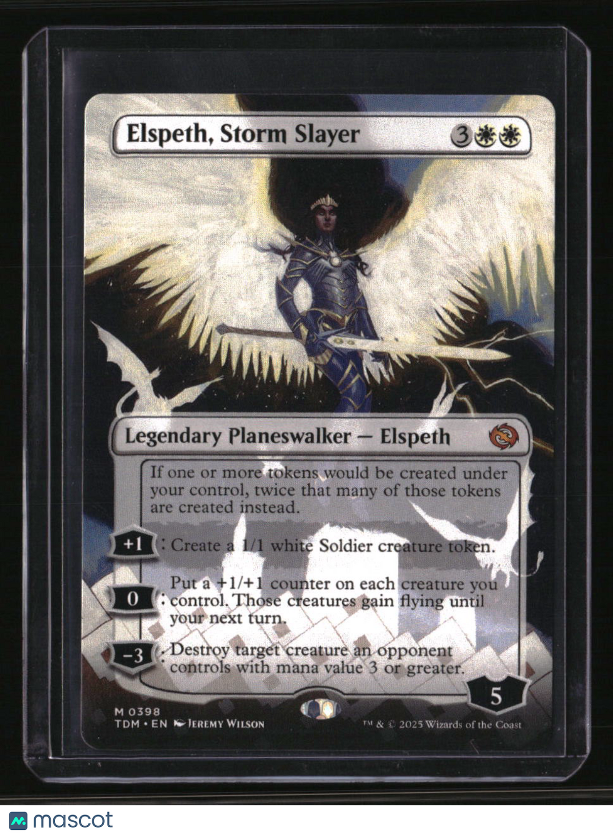 Tarkir: Dragonstorm Elspeth, Storm Slayer (Borderless)