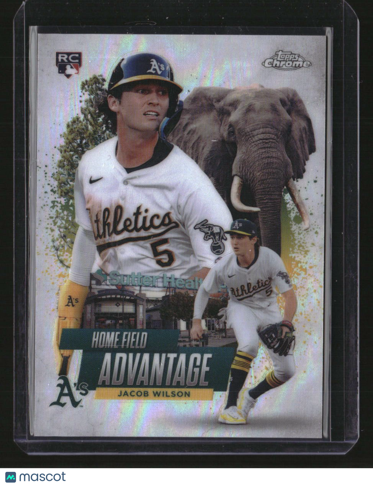 2025 Topps Chrome Jacob Wilson Home Field Advantage