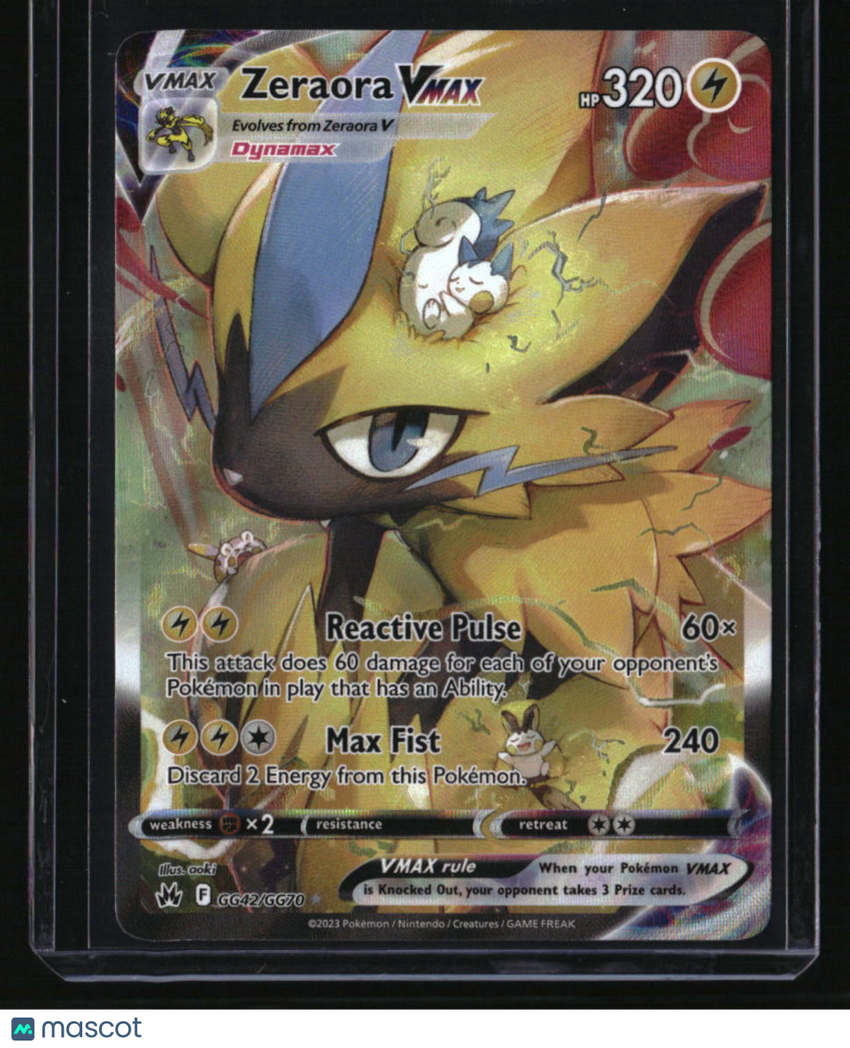 SWSH: Crown Zenith: Galarian Gallery Zeraora VMAX