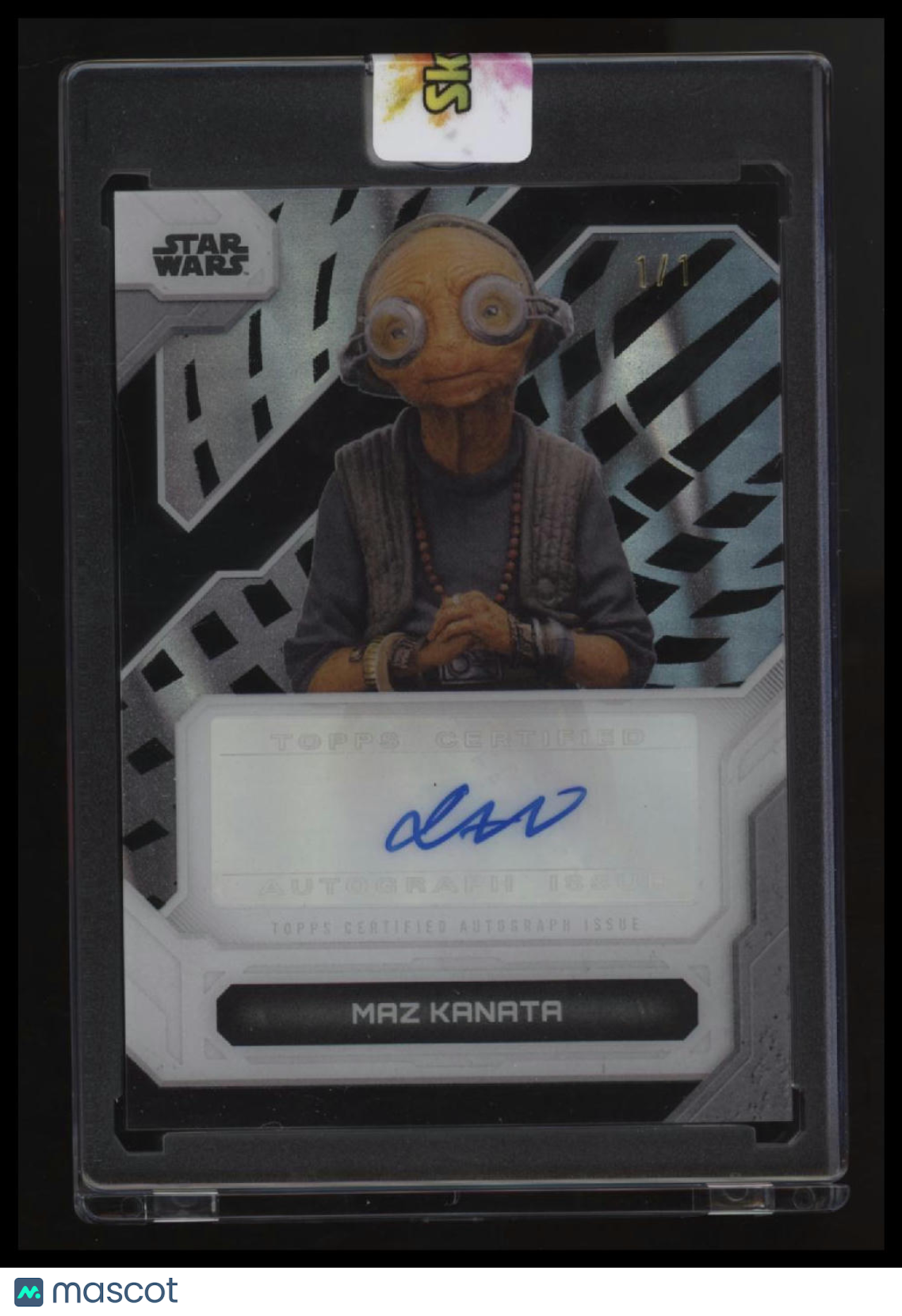 2024 Topps High Tek Star Wars Lupita Nyong'o as Maz Kanata Autographs 1/1
