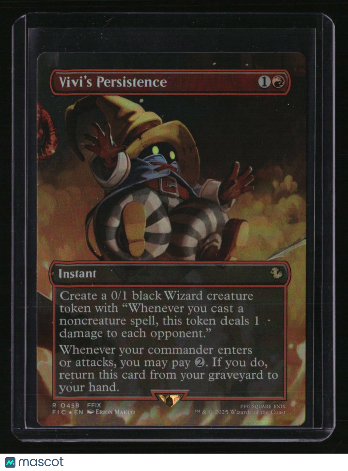 Commander: FINAL FANTASY Vivi's Persistence (Borderless) Foil